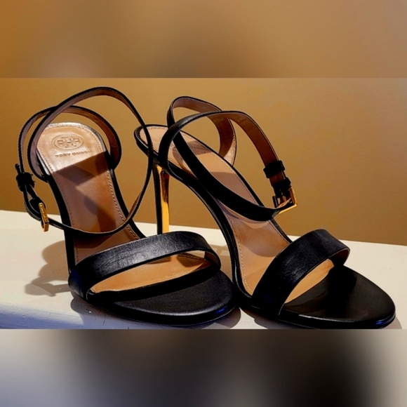 Tory Burch Shoes - Tory Burch Strappy Black Heels 👠